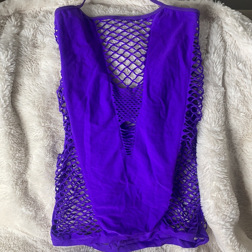 Fishnet dress